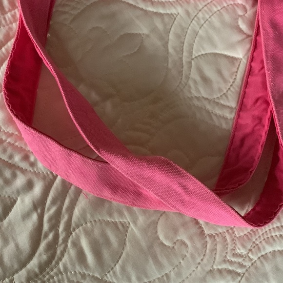 🌸 Vintage Victoria Secret Pink Stripe Canvas Tote 🌸 - Picture 5 of 6